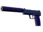 USP-S | Royalblau (Minimale Gebrauchsspuren) mit 3x Sticker | Counter Logic Gaming | Köln 2016